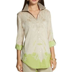 Silky, sheer long tunic